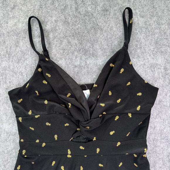 Blue Rain Women's‎ S NWT All Over Pineapple Print Mini Dress - Picture 6 of 8